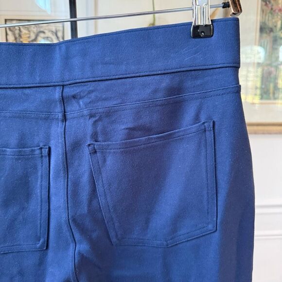 Spanx Ponte Knit Navy Blue Skinny Pants The Perfect Pant Ankle L - Picture 5 of 7